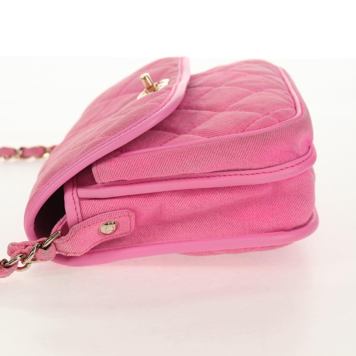 Chanel Small Flap Bag Denim Trapuntato Rosa – 20 cm - Etoilux