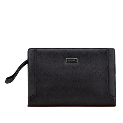Burberry – Pochette in Pelle Nera con Cinturino - Etoilux