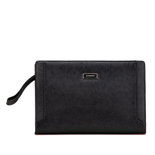 Burberry – Pochette in Pelle Nera con Cinturino - Etoilux