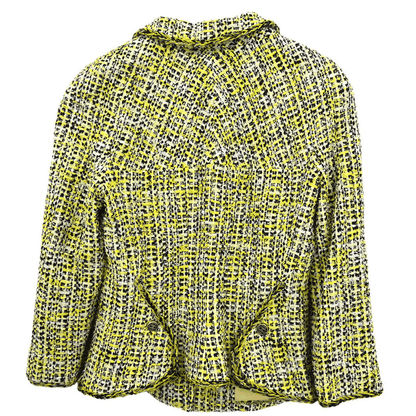 Chanel Giacca Monopetto Tweed Gialla – Collezione 2006 – Taglia 38 - Etoilux