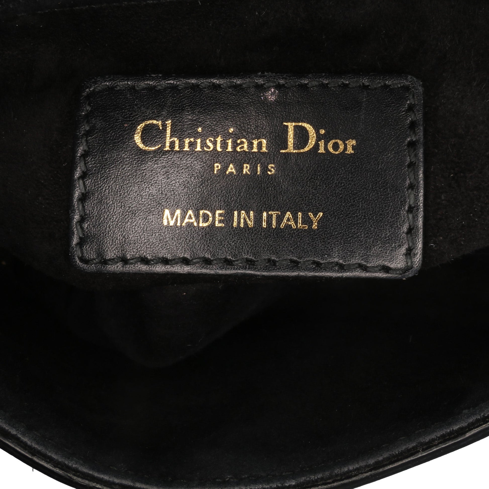 Dior – Saddle Bag in Pelle Nero Vitello (2018) - Etoilux