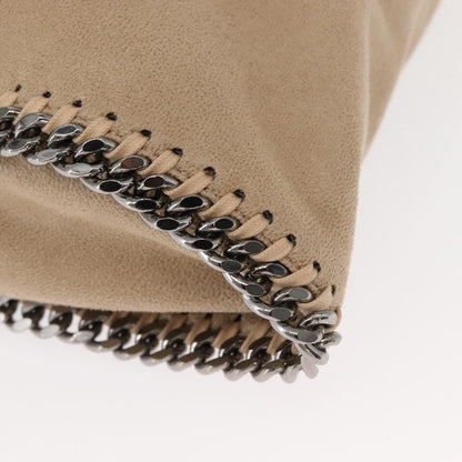 Stella McCartney Falabella Fold-Over Beige – Catena Canna di Fucile · 24 cm - Etoilux
