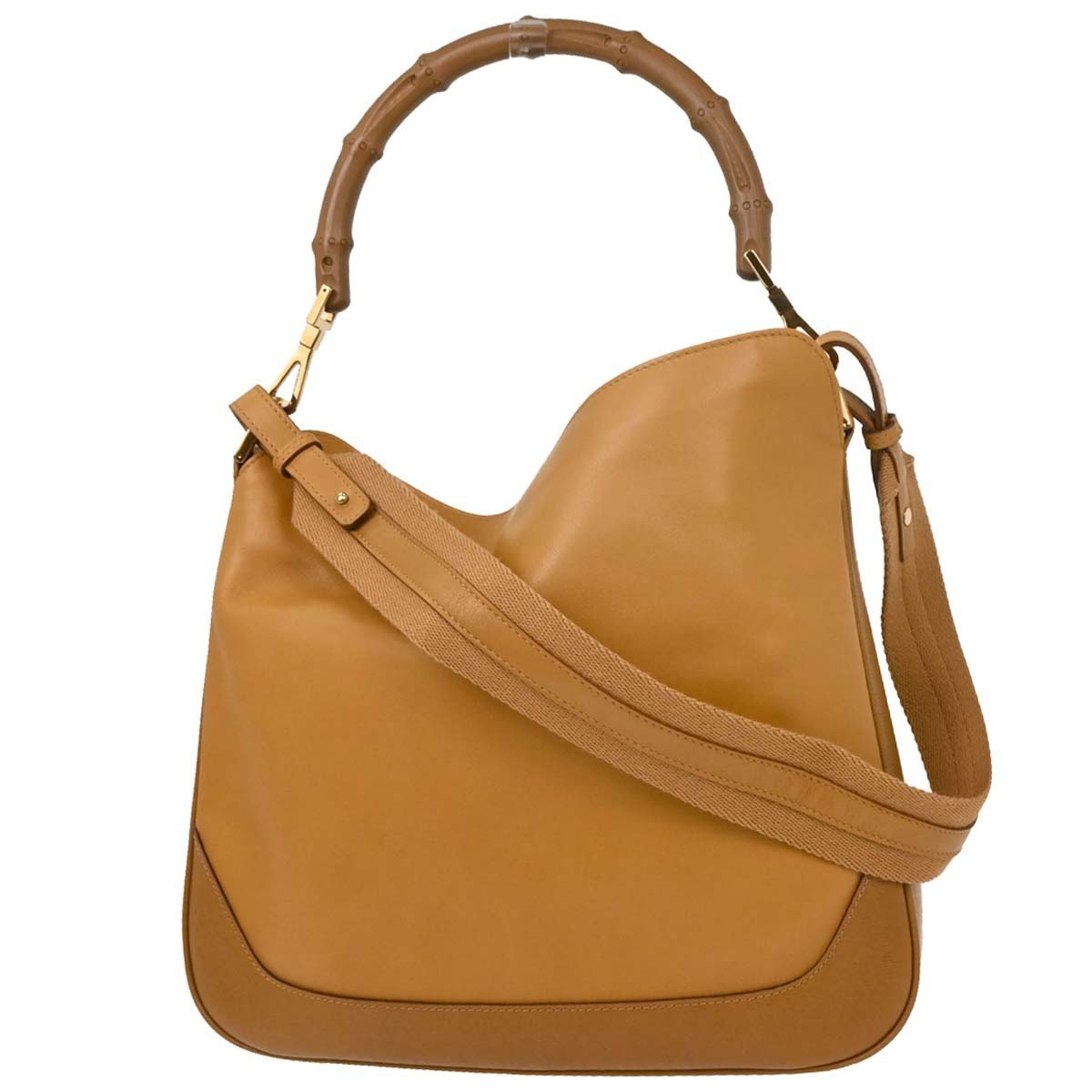 Gucci Diana Bamboo Bag Pelle Tan Hardware Oro – 29 cm - Etoilux