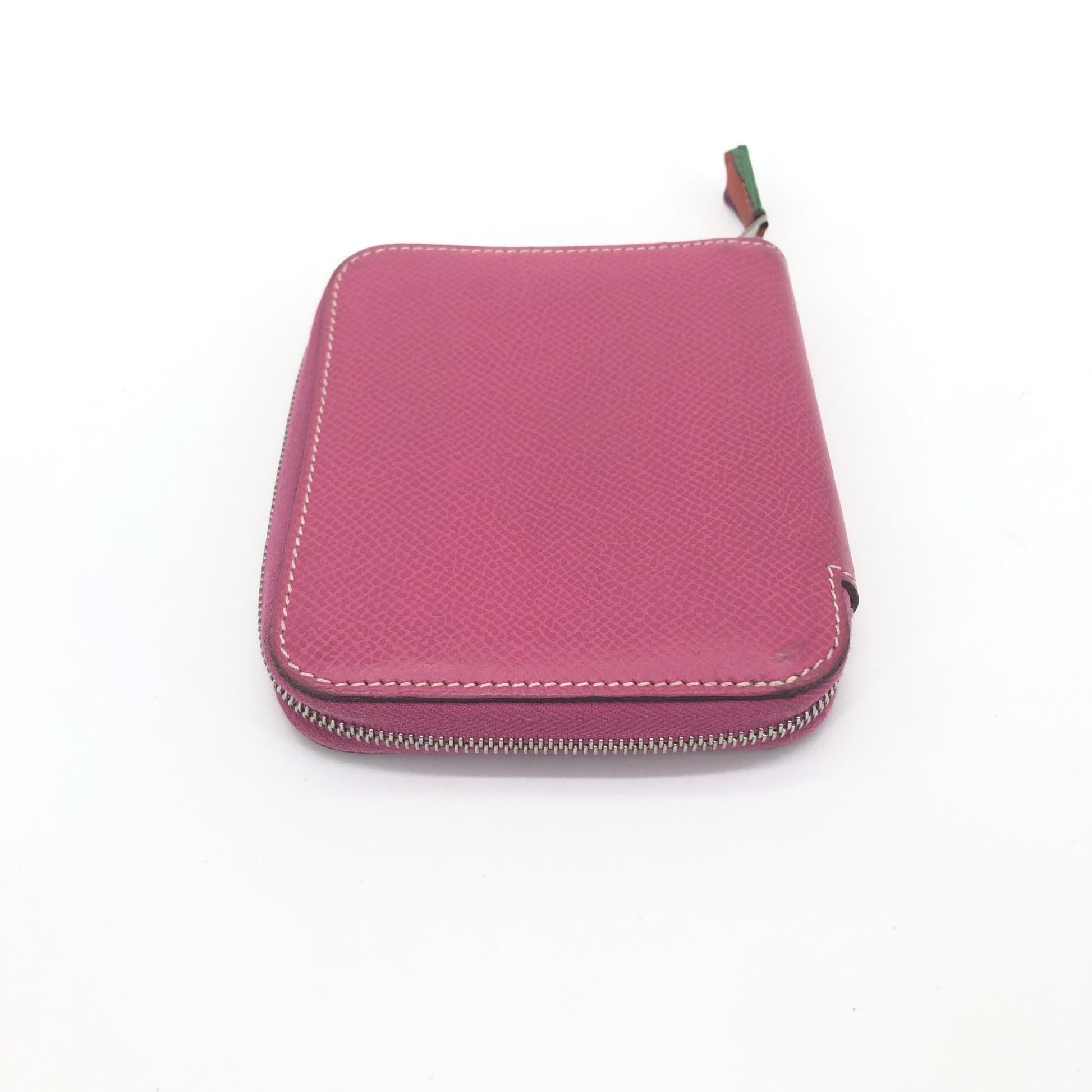 Hermès Azap Compact Silk'In Pelle Epsom Fucsia – 12 cm - Etoilux