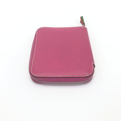 Hermès Azap Compact Silk'In Pelle Epsom Fucsia – 12 cm - Etoilux