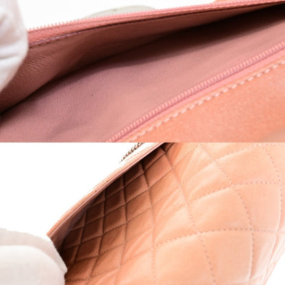 Chanel Classic Double Flap Medium in Pelle Rosa – Hardware Argento - Etoilux