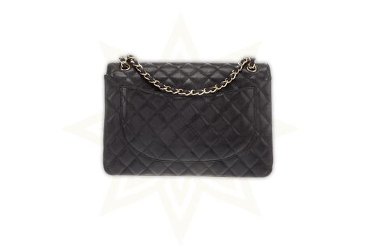 Chanel Borsa classica Maxi a doppia patta - Etoilux