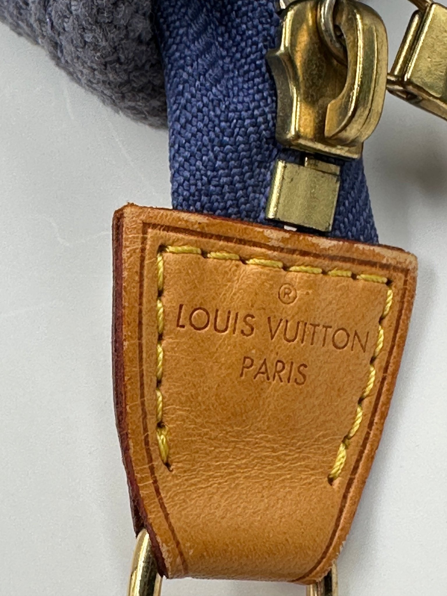 Louis Vuitton Antigua Cabas MM Canvas Blu Lavanda 2016 — 47 cm - Etoilux