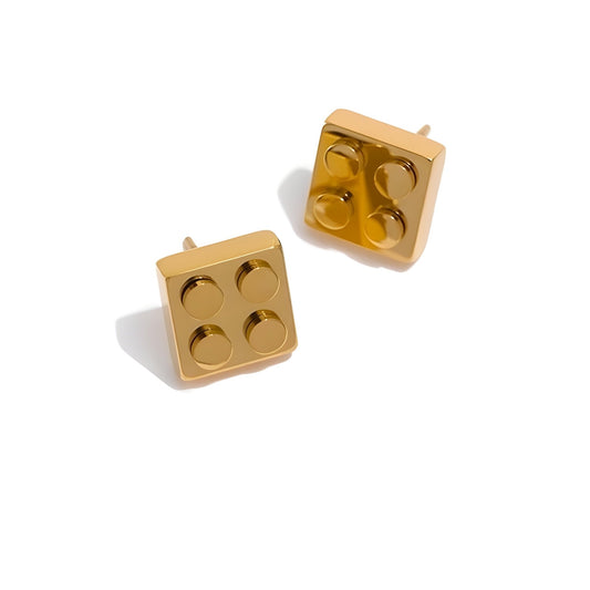 BEHI LEGO EARRINGS - Etoilux
