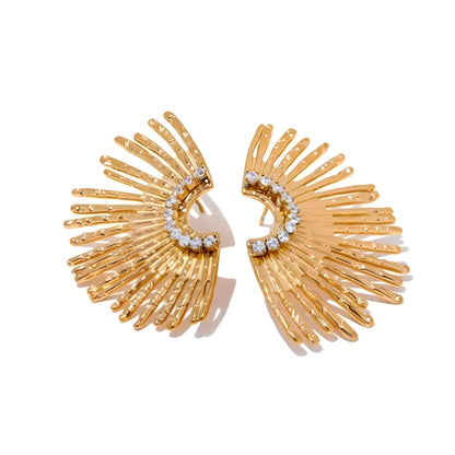 BEHI INDIGAMOND EARRINGS - Etoilux