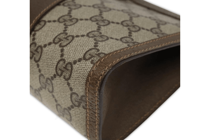 Gucci Pochette Vintage in tela GG Supreme con Web – Iconica & Unisex - Etoilux