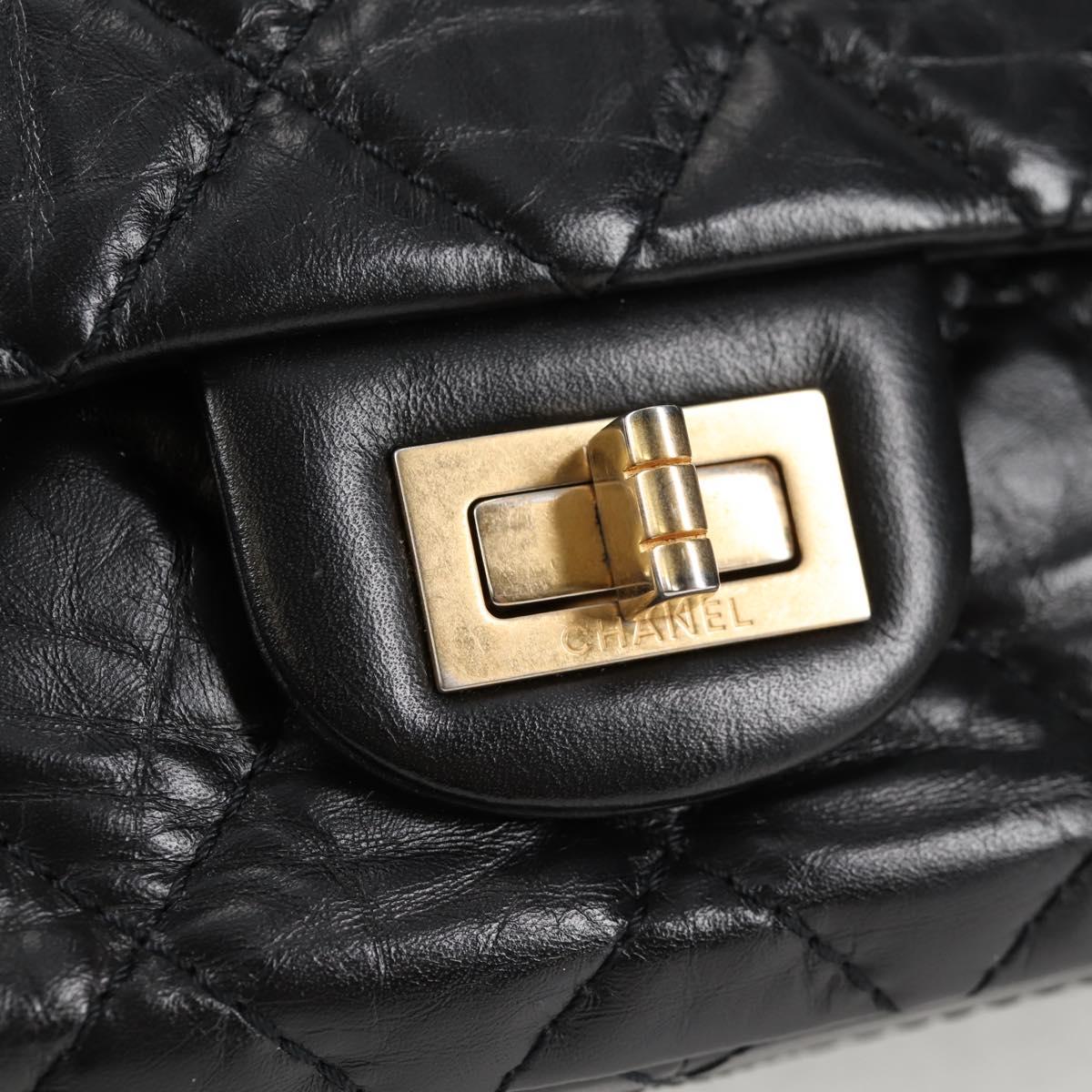 Chanel 2.55 – Pelle Nera – 28 cm - Etoilux