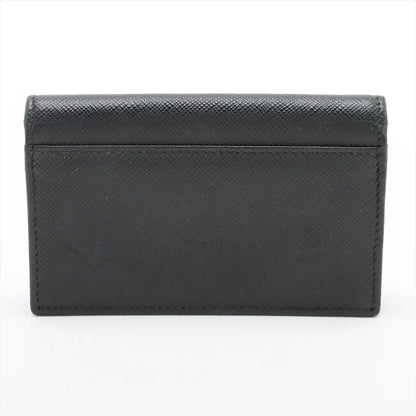 Prada – Porta Carte in Pelle Saffiano Nero - Etoilux