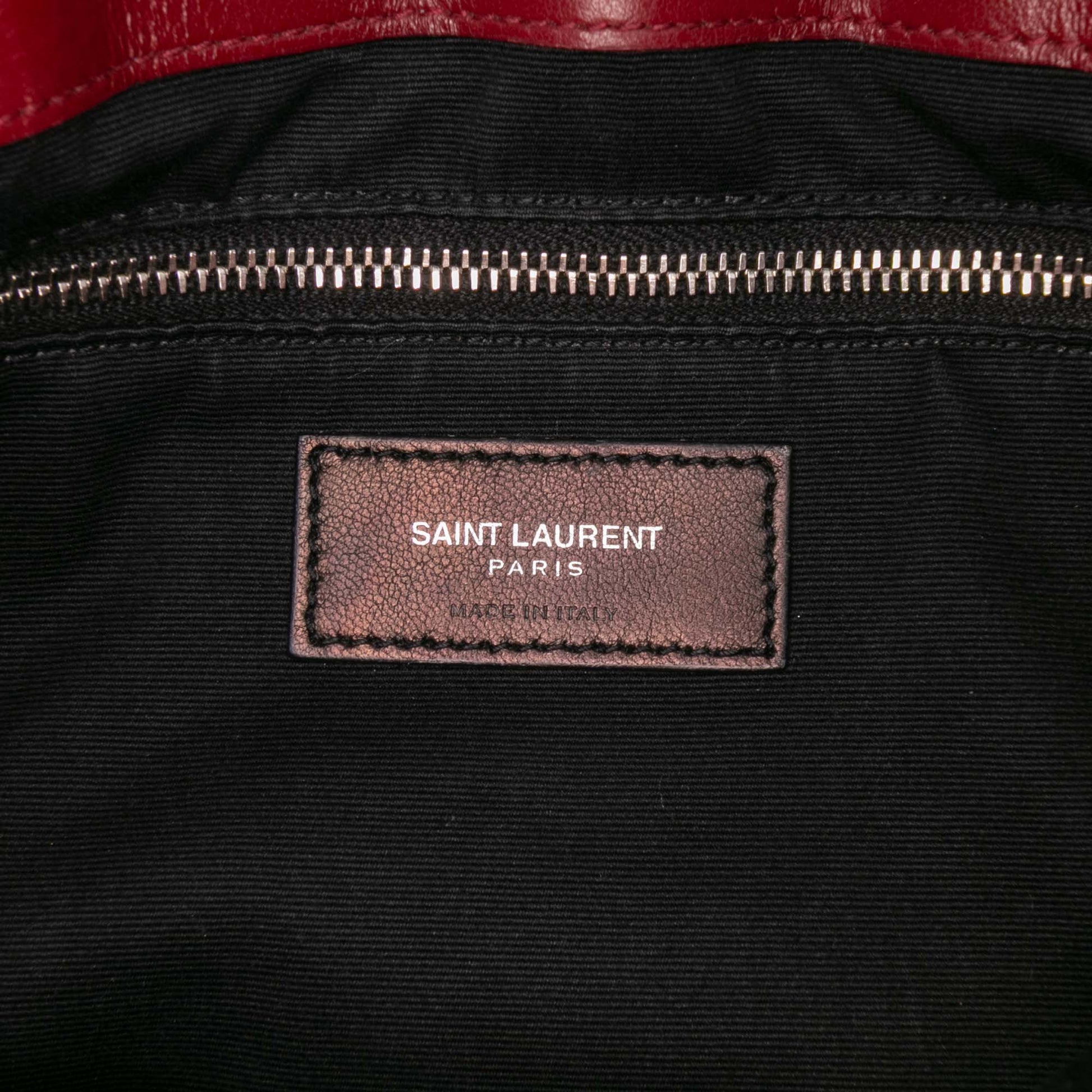 Saint Laurent LouLou Medium in pelle trapuntata – Rosso (2018) - Etoilux