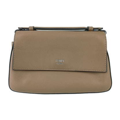 Fendi Nano Baguette Charm Pelle Beige Borchie Multicolor – 18 cm - Etoilux