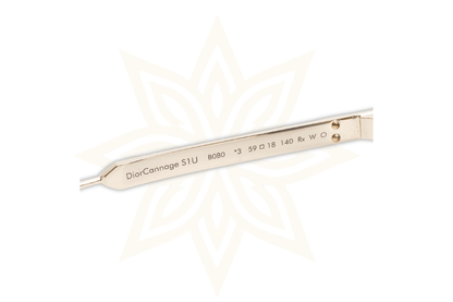 Christian Dior DiorCannage S1U Occhiali da Sole – Montatura in Metallo Dorato & Lenti Azzurro Fumé - Etoilux