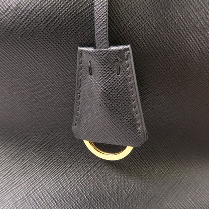 Prada Galleria Medium in Saffiano Nero con finiture dorate - Etoilux