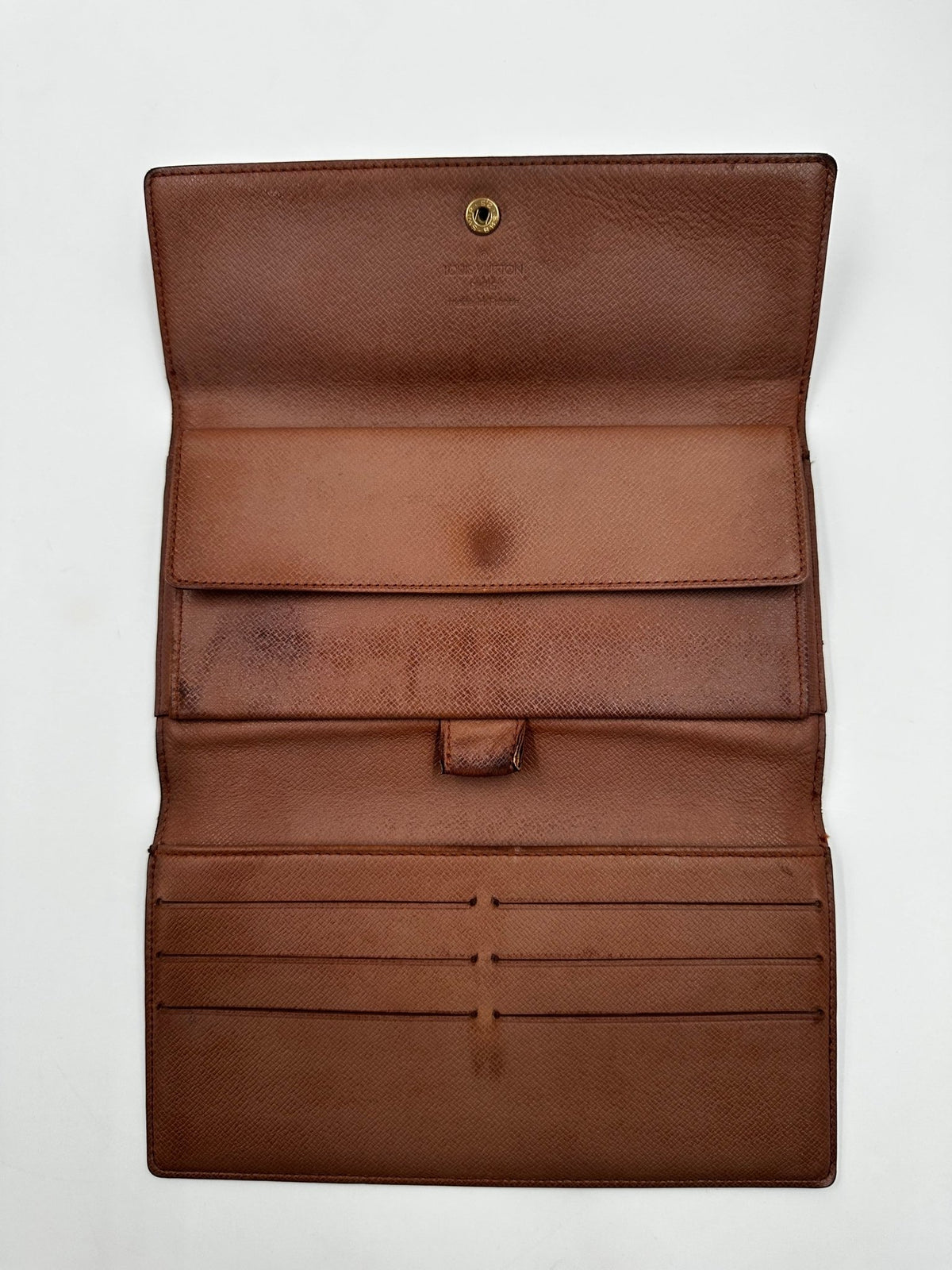 Louis Vuitton Porte-Trésor International Tela Monogram – Settembre 1991 – 19 cm - Etoilux
