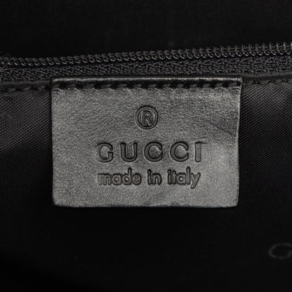 Gucci Jackie Tote in Pelle di Vitello Nera – Vintage – 25 cm - Etoilux