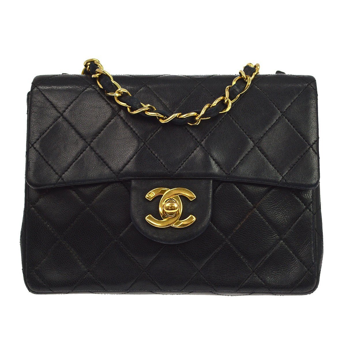Chanel Classic Single Flap vintage – Formato quadrato - Etoilux