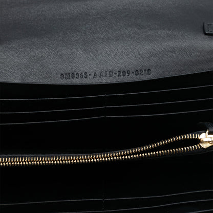 Fendi Baguette Soft FF Continental Wallet on Chain Nappa Nera Hardware Oro – 19 cm - Etoilux
