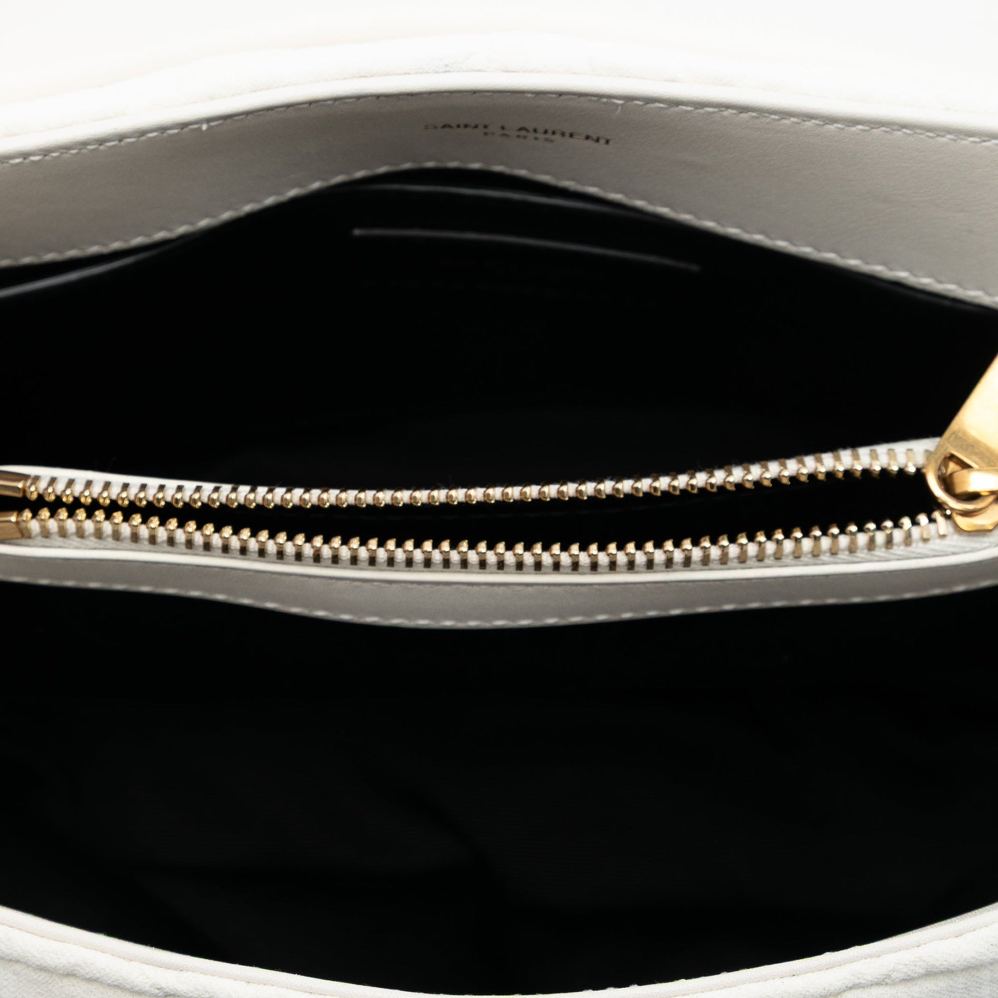 Saint Laurent Loulou Puffer Small in Jersey Bianco – 2023 - Etoilux