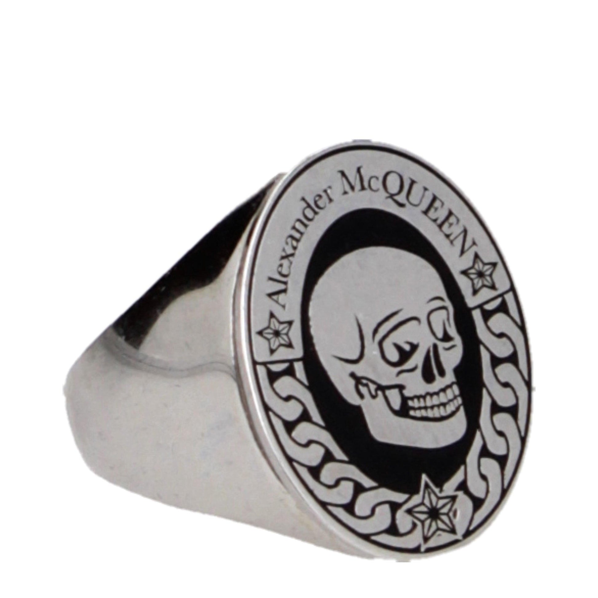 Alexander McQueen – Anello Skull Sigillo Uomo - Etoilux