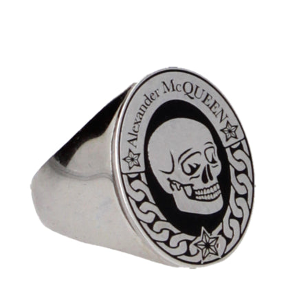 Alexander McQueen – Anello Skull Sigillo Uomo - Etoilux