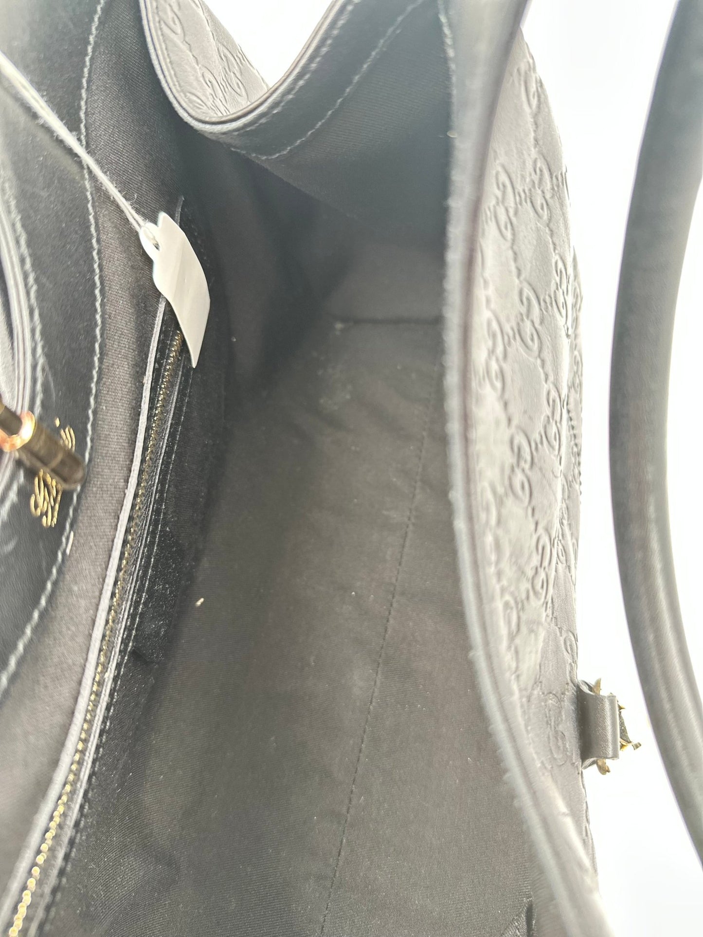 Gucci Jackie Medium in pelle Guccissima nera – 2000s - Etoilux