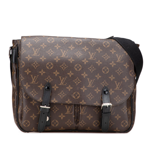 Borsa tracolla Louis Vuitton Christopher Messenger MM Monogram Macassar