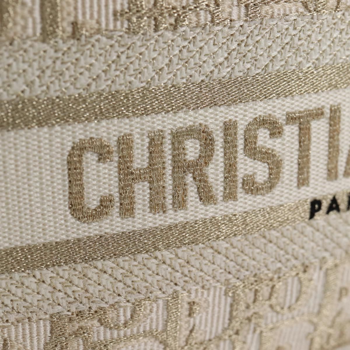 Christian Dior Book Tote Mini – Tela Trotter Beige – Made in Italy - Etoilux