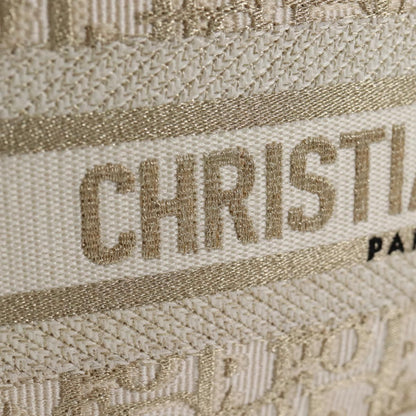 Christian Dior Book Tote Mini – Tela Trotter Beige – Made in Italy - Etoilux