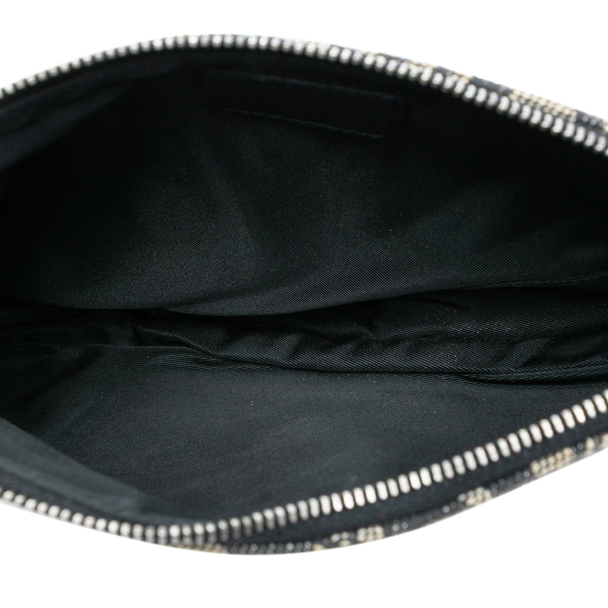 Dior Mini Saddle Pochette in tela Diorissimo – Nero (2002) - Etoilux