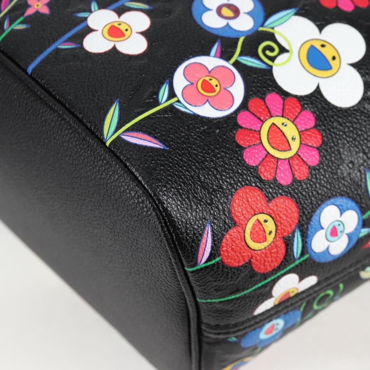 Louis Vuitton Neverfull MM – Monogram Empreinte Nero – Limited Edition Takashi Murakami Flowers - Etoilux