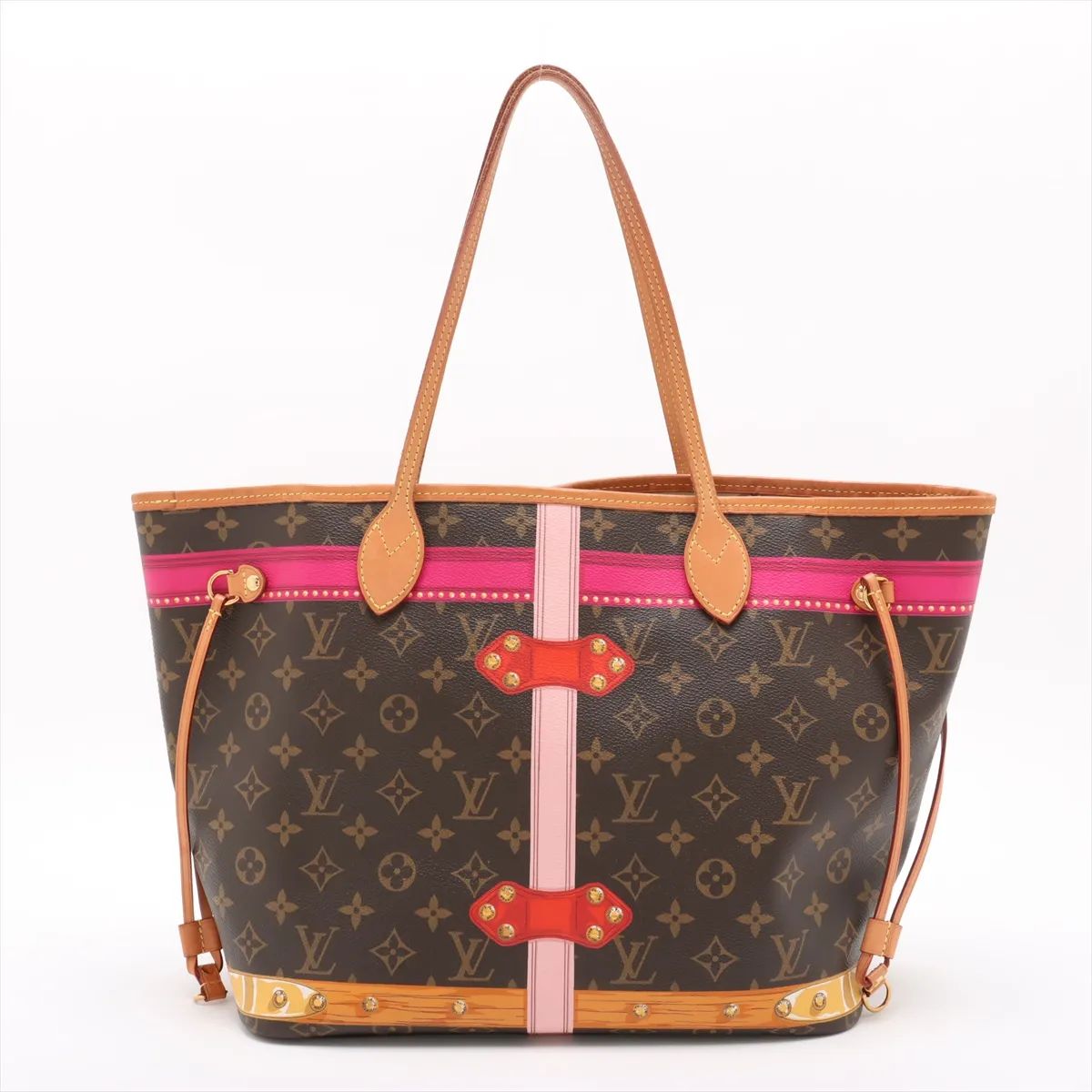 Louis Vuitton Neverfull MM Monogram Summer Trunk con Pochette - Etoilux