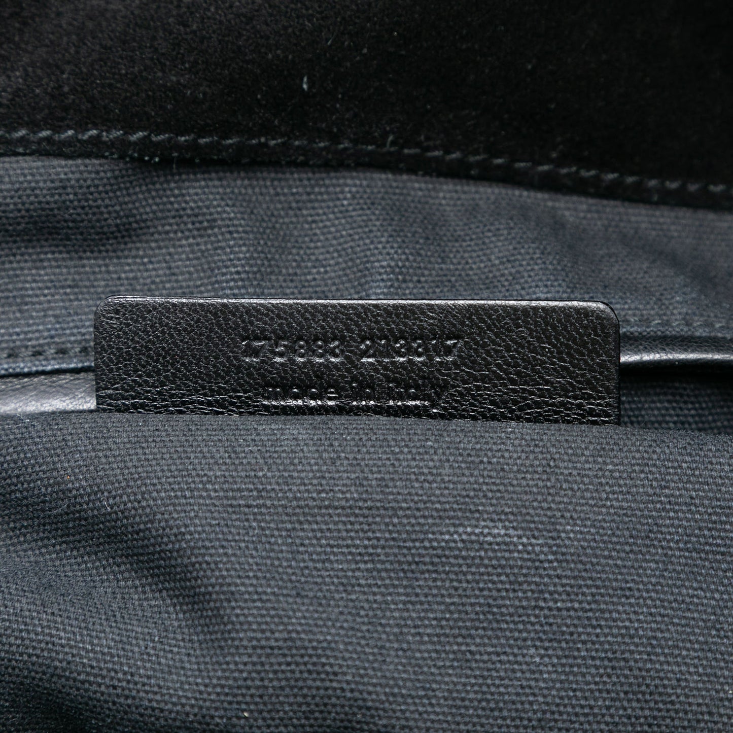 Yves Saint Laurent Downtown Black Leather – 2000/2012 – Size Large - Etoilux