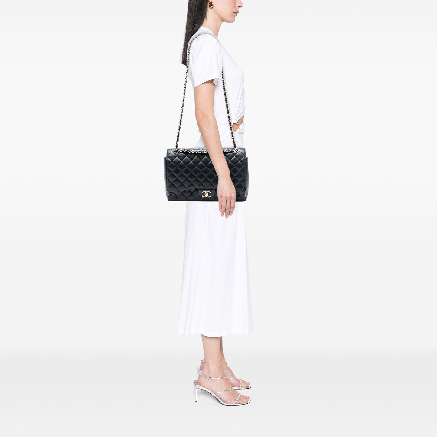 Chanel Classic Maxi Double Flap - Etoilux