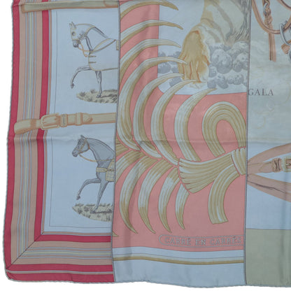 Hermès Carré en Carrés Seta 100% Surteint Dip Dye – 90 cm - Etoilux