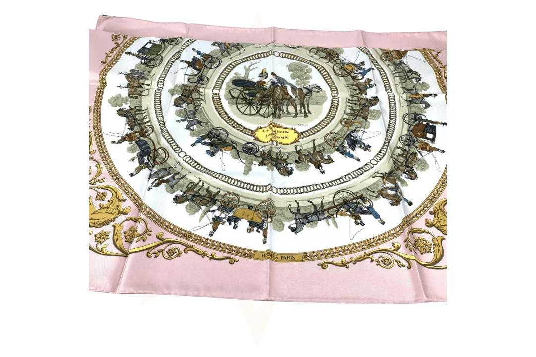 Hermès “La Promenade de Longchamps” Silk Scarf - Etoilux
