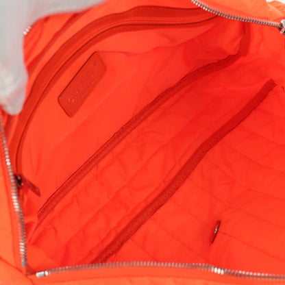 Chanel Coco Cocoon Flap Nylon Arancio Neon – Hardware Argento – 29 cm - Etoilux
