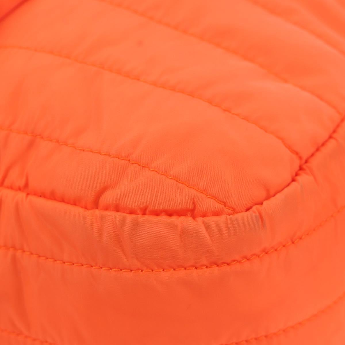 Chanel Coco Cocoon Flap Nylon Arancio Neon – Hardware Argento – 29 cm - Etoilux
