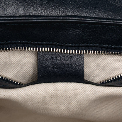 Gucci GG Marmont Shoulder Bag in tela GG rosa con finiture in pelle - Etoilux