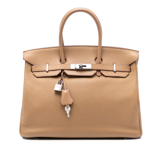 Hermès Birkin 35 Retourne Pelle Togo color Chai – 2008 - Etoilux