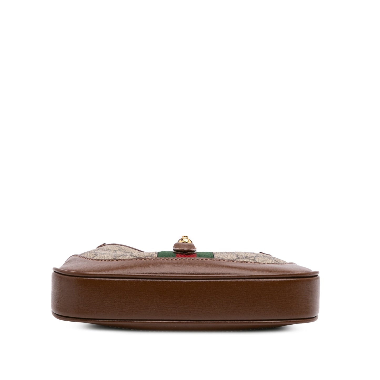 Gucci – Jackie 1961 Mini in tela GG Supreme con finiture in pelle – Marrone – 13 x 19 x 3 cm - Etoilux