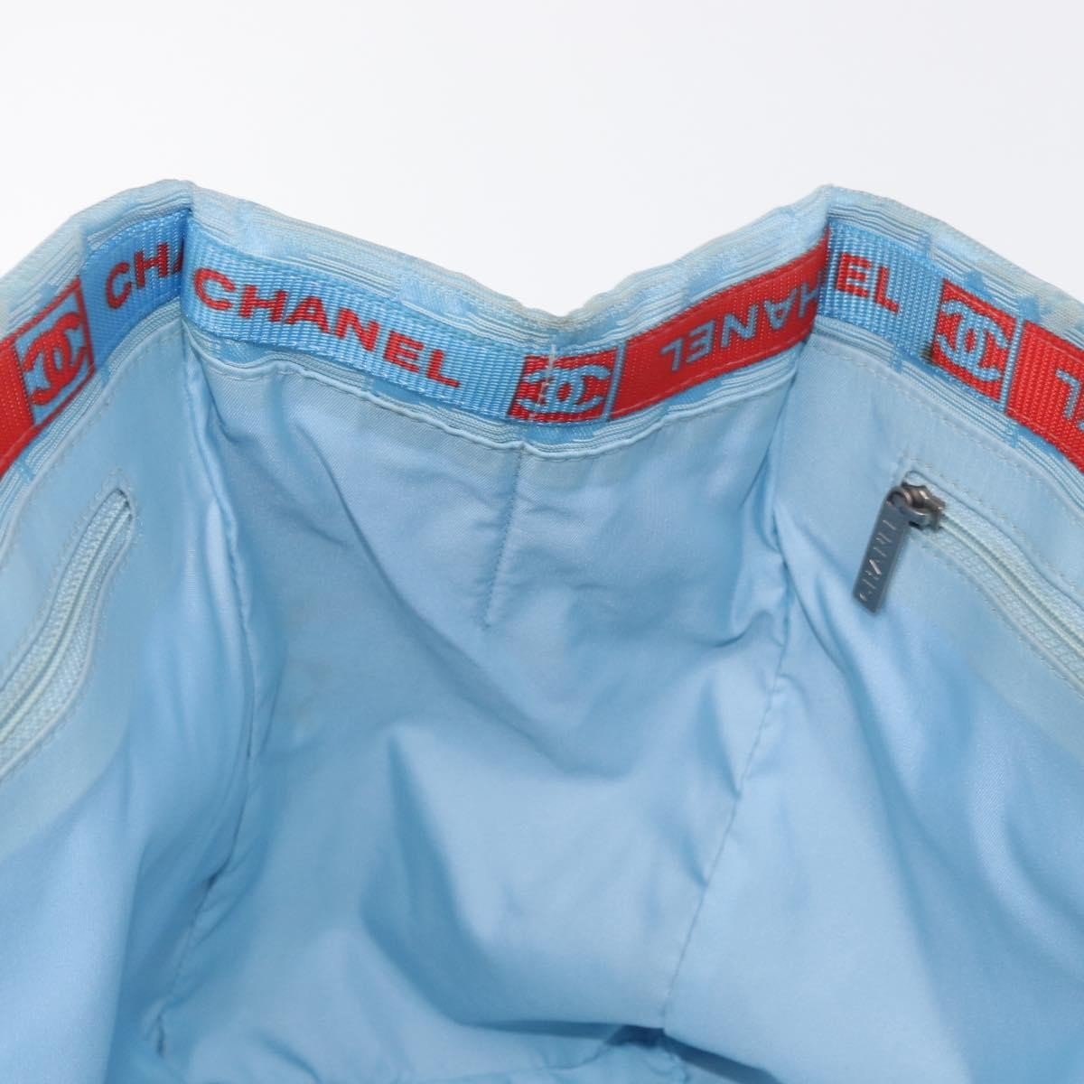 Chanel Travel Line Tote Media in Nylon – Blu Cielo - Etoilux