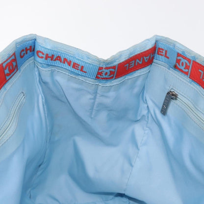 Chanel Travel Line Tote Media in Nylon – Blu Cielo - Etoilux