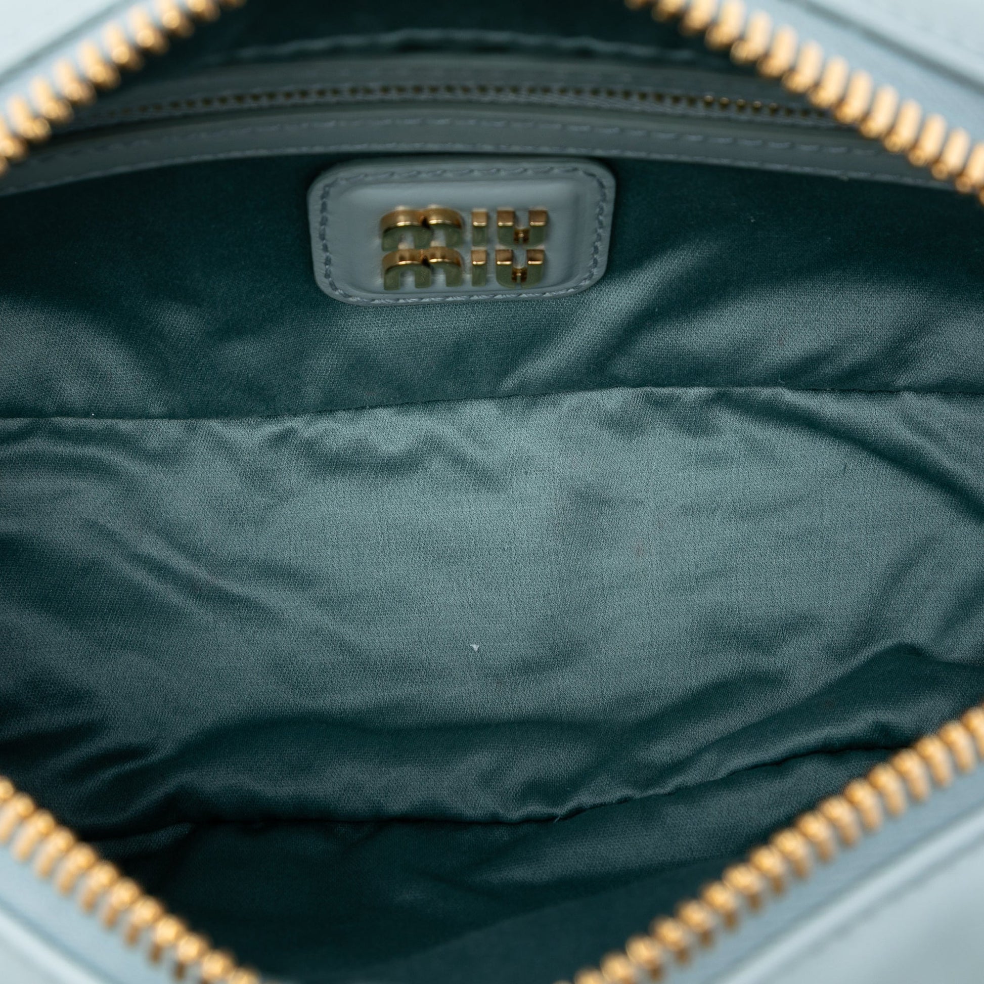 Miu Miu Arcadie in Pelle Celeste – Size 22 - Etoilux