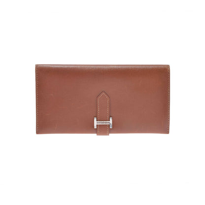 Hermès – Portafoglio Béarn Long in Box Calf marrone - Etoilux