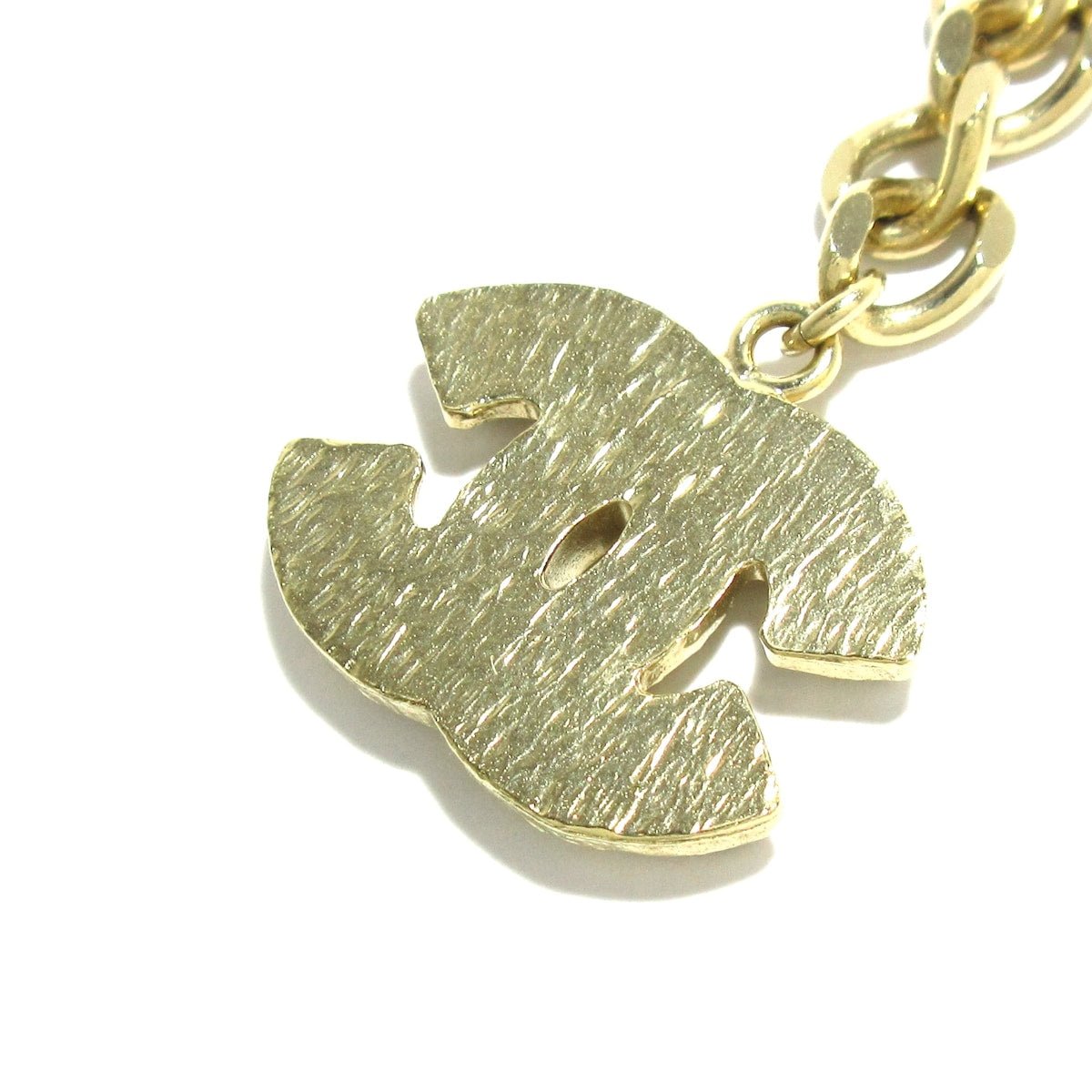 Chanel Sautoir Perle Avorio Pendente CC Bicolor Gold – Collezione 12A - Etoilux