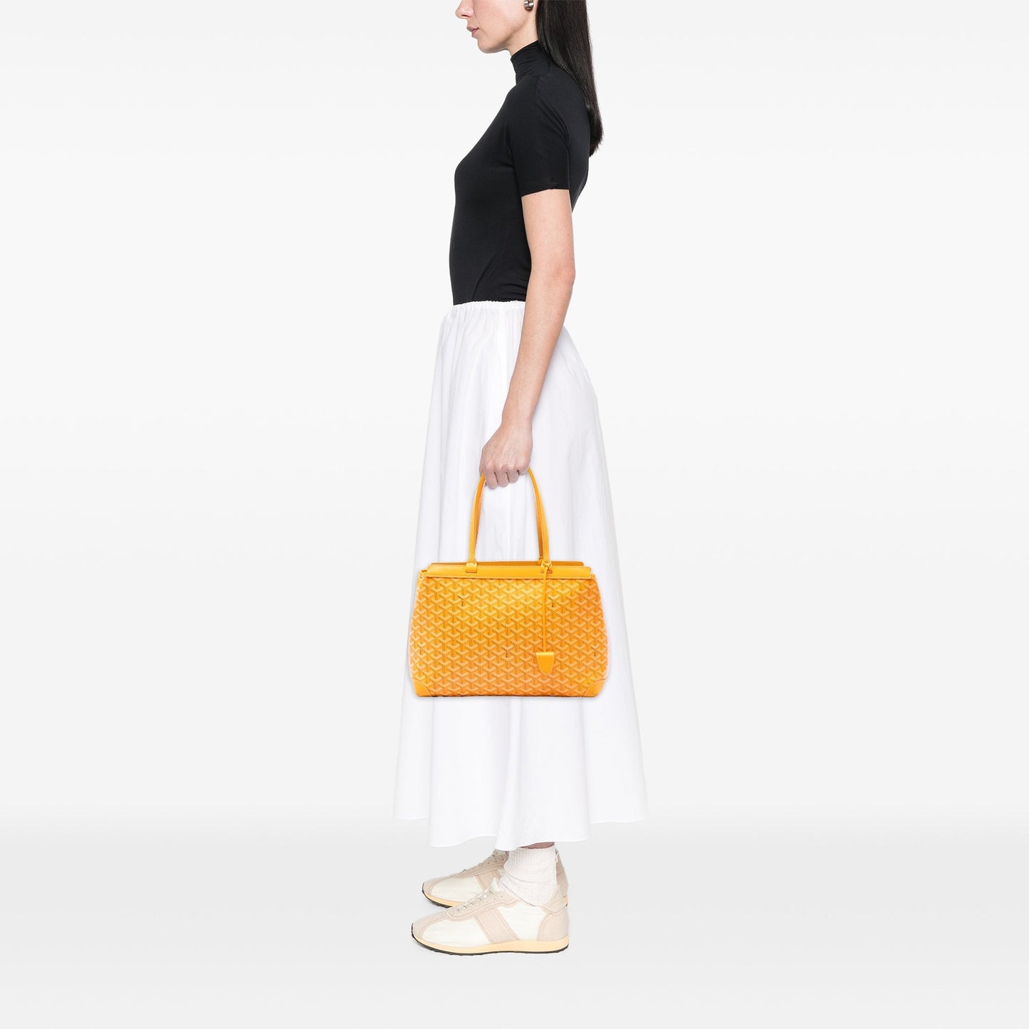 Goyard Bellechasse PM Goyardine Gialla 2019 – 35,5 cm - Etoilux